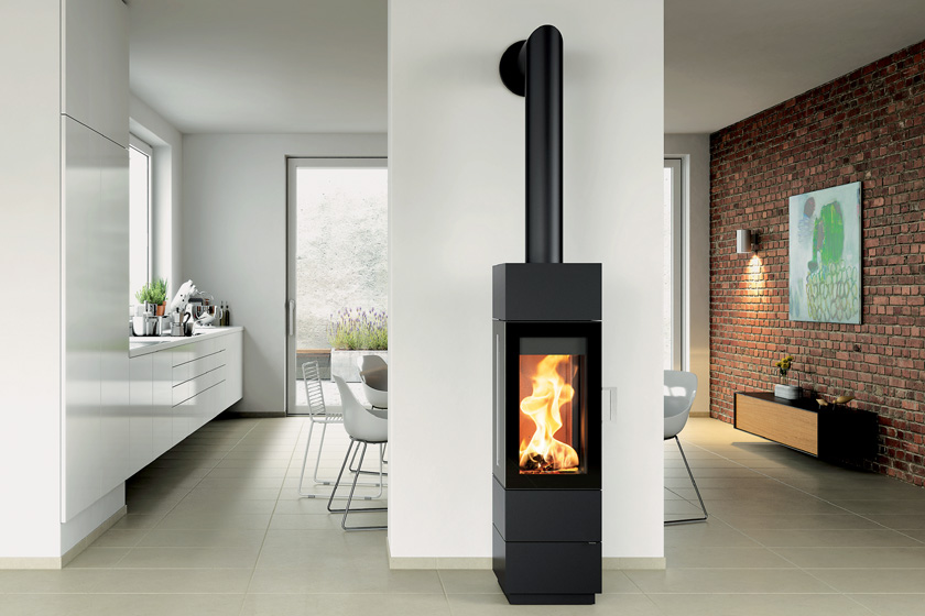 Informationen zur Installation eines Kaminofens.